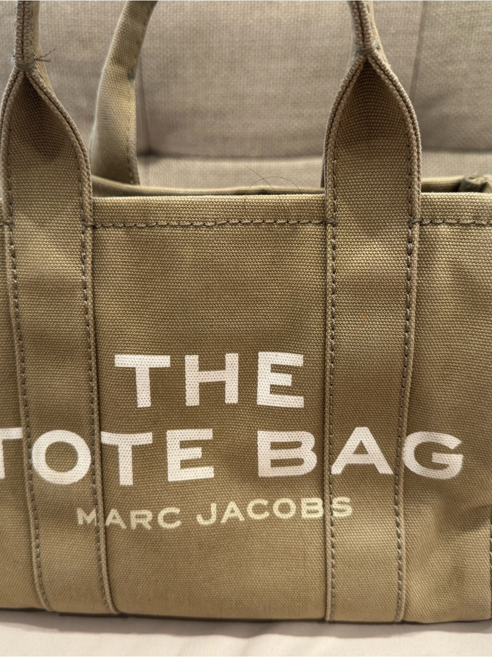 Marc Jacobs Canvas Tote Bag in Olive